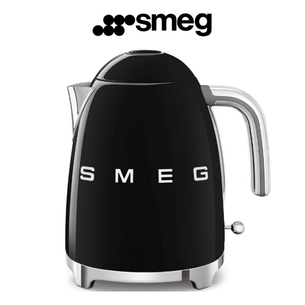 كاتيل كهربائي سميج أسود – 1.7 لتر – 2400 وات – SMEG – KLF03BLEU