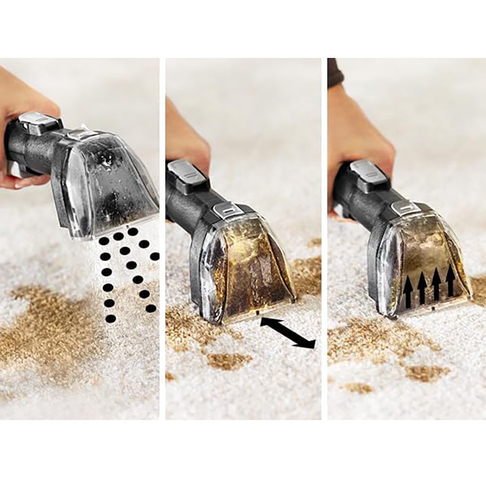 جهاز تنظيف بالبخار وإزالة البقع Bissell SpotClean HydroSteam 3700E – تنظيف عميق للسجاد والمفروشات