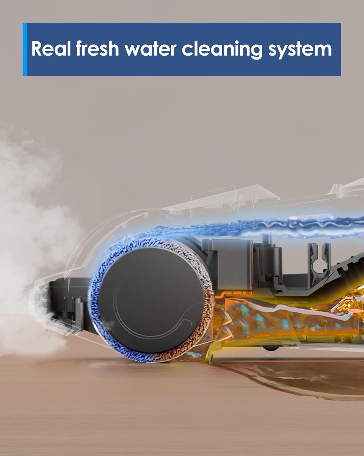 مكنسة ومساحة بالبخار Tineco iFLOOR 5 Steam – تنظيف وتعقيم احترافي للأرضيات