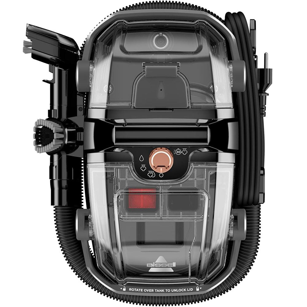 جهاز تنظيف بالبخار وإزالة البقع Bissell SpotClean HydroSteam 3700E – تنظيف عميق للسجاد والمفروشات