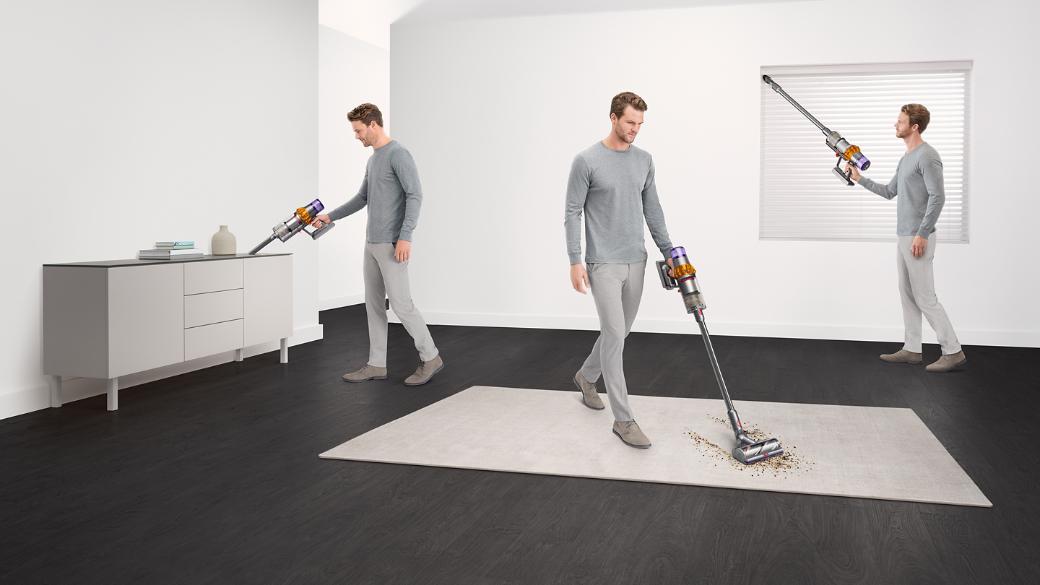 مكنسة Dyson V15 Detect Absolute اللاسلكية – أقوى مكنسة ذكية بليزر كشف الغبار وقوة شفط 240AW
