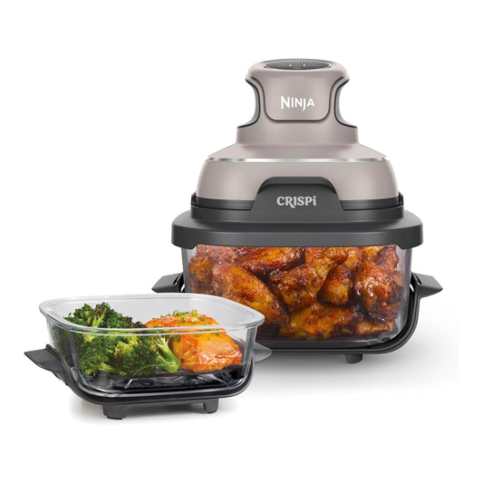 قلاية نينجا Crispi المحمولة – 4 في 1، تصميم زجاجي، 1700 وات | Ninja Air Fryer Crispi – FN101ST