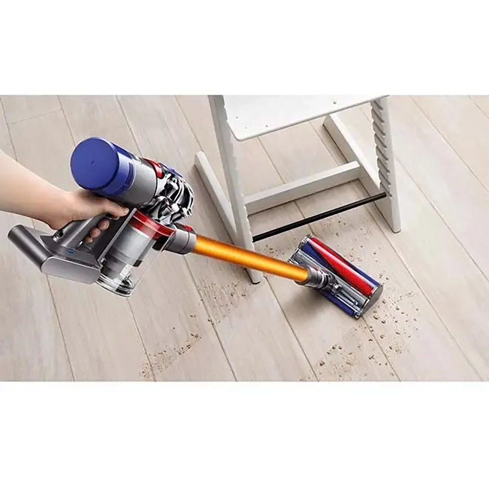 Dyson V8 Absolute Gold/Gray | مكنسة دايسون لاسلكية قوية للتنظيف العميق
