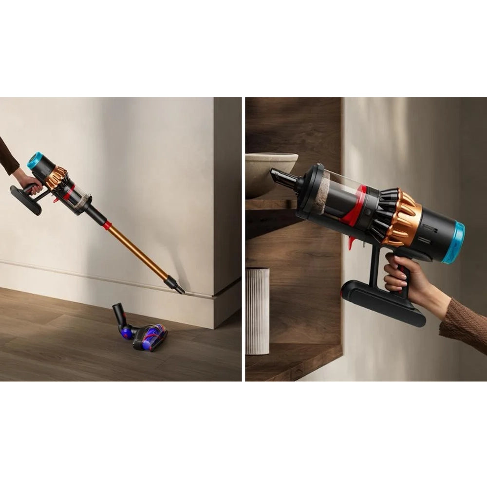مكنسة Dyson V16s Detect Submarine اللاسلكية – تنظيف جاف ورطب بتقنية كشف الغبار بالليزر